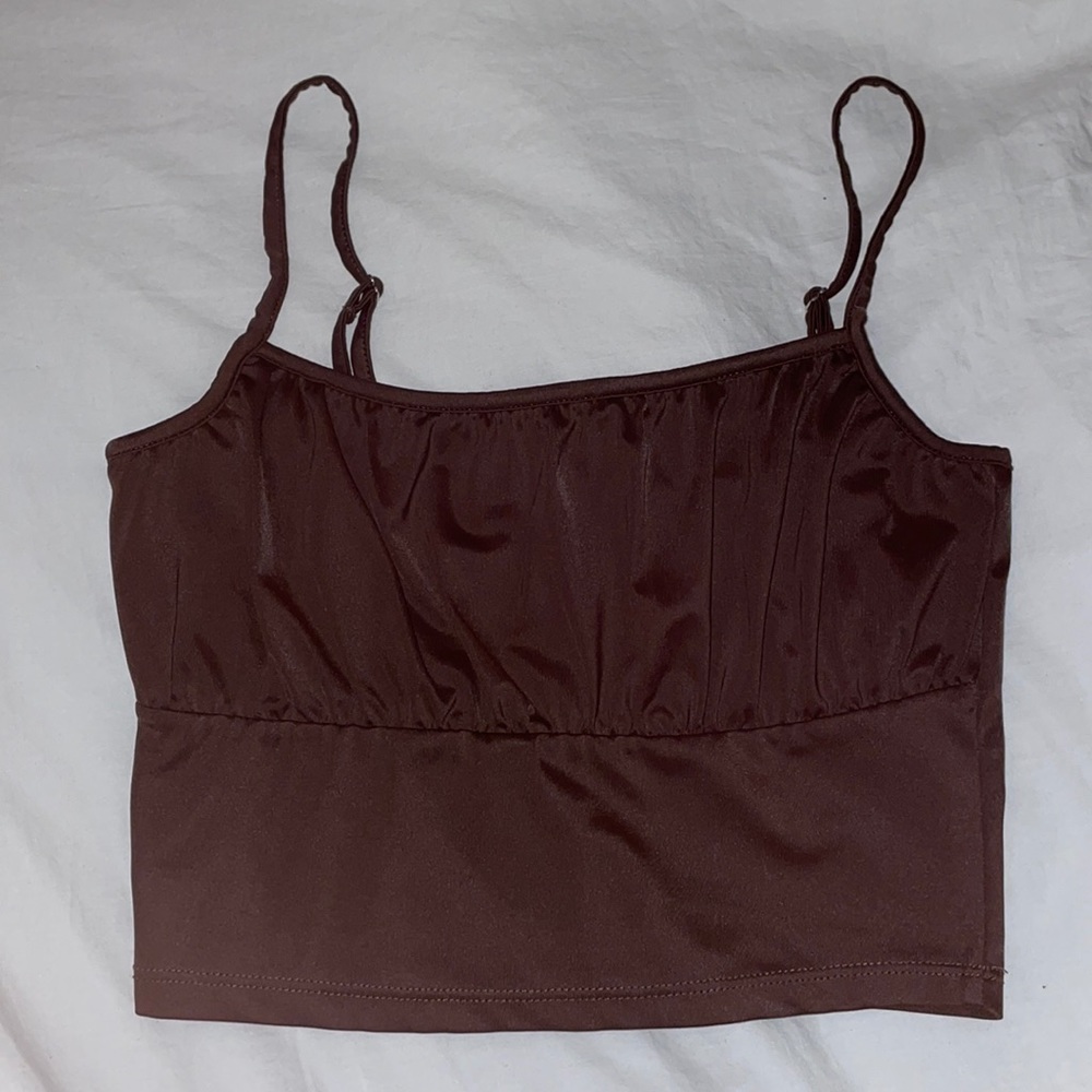 H&M Brown Crop Top